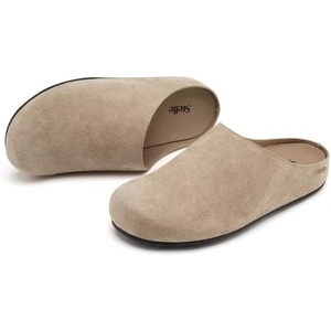 image:imageStelle Clogs Women Mens Arch Support Suede Soft Cork Footbed Sandals Potato Shoes Slip on Home Slippers NonSlip ComfortAtaupe