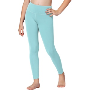 image:imageStelle Girls Athletic Leggings Kids Dance Workout Running Yoga Pants with Hidden PocketArctic Blue