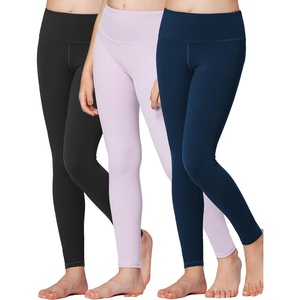 image:imageStelle Girls Athletic Leggings Kids Dance Workout Running Yoga Pants with Hidden PocketBlacknavylavender