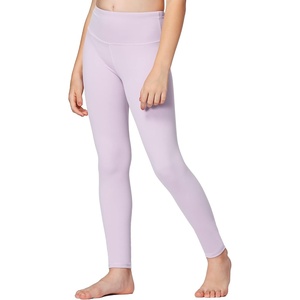 image:imageStelle Girls Athletic Leggings Kids Dance Workout Running Yoga Pants with Hidden PocketLavender
