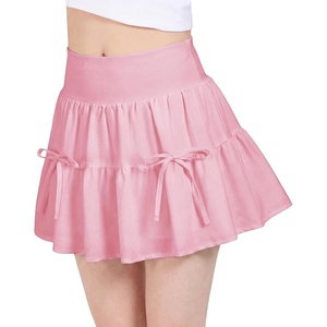 image:imageStelle Girls Athletic Skirts with Pockets Inner Shorts High Waisted Tennis Skorts Golf Running Sports SkirtBallet Pink