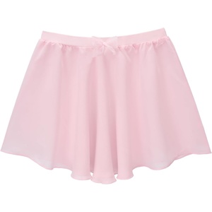 image:imageStelle Girls Ballet Skirt Chiffon Dance Skirt for Girls with Mesh Bowknot Elastic Waist Pullon Skirts for BalletBallet Pink