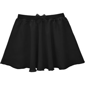 image:imageStelle Girls Ballet Skirt Chiffon Dance Skirt for Girls with Mesh Bowknot Elastic Waist Pullon Skirts for BalletBlack