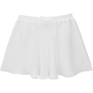 image:imageStelle Girls Ballet Skirt Chiffon Dance Skirt for Girls with Mesh Bowknot Elastic Waist Pullon Skirts for BalletWhite