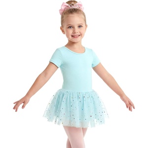 image:imageStelle Girls Dance Leotards with Sequin Tutu Dress Ballet Leotards Gymnastic Ballerina Costume Toddler Ballet OutfitBlue