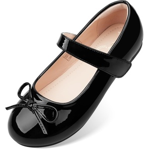 image:imageStelle Girls Dress Shoes Toddler Flower Wedding Party Shoes Mary Jane School FlatsToddlerLittle KidsBig Kids1black