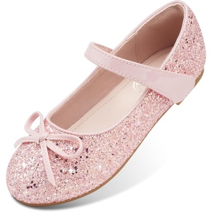 image:imageStelle Girls Dress Shoes Toddler Flower Wedding Party Shoes Mary Jane School FlatsToddlerLittle KidsBig KidsPink2