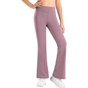 image:imageStelle Girls Flare Leggings High Waisted Yoga Pants Bootcut Dance Casual Pants Activewear Kids Bell Bottoms1pc Dusty Lavender