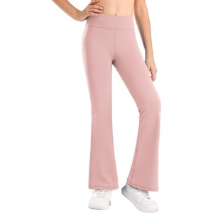 image:imageStelle Girls Flare Leggings High Waisted Yoga Pants Bootcut Dance Casual Pants Activewear Kids Bell Bottoms1pc Pink