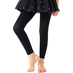image:imageStelle Girls Footless Tights Ultra Soft Dance Tights for Ballet Gymnastics School ToddlerLittle KidBig KidBlack