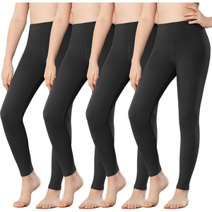 image:imageStelle Girls Leggings Yoga Pants Youth Athletic Dance Running Active Tights PackBlackblackblackblack