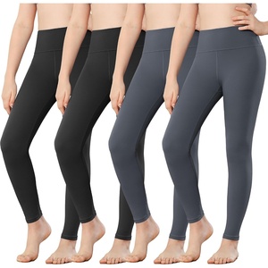 image:imageStelle Girls Leggings Yoga Pants Youth Athletic Dance Running Active Tights PackBlackblackcharcoalcharcoal