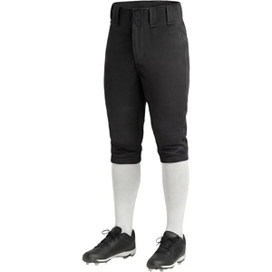 image:imageStelle Girls Softball Pants Kids Knickers KneeHigh Pants with Pockets for Youth Tee Ball amp Fastpitch StyleBlack