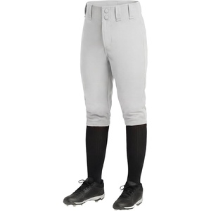 image:imageStelle Girls Softball Pants Kids Knickers KneeHigh Pants with Pockets for Youth Tee Ball amp Fastpitch StyleLight Grey