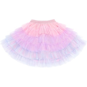 image:imageStelle Girls Tutu Skirt 5 Layers Fluffy Tulle Dance Ballet Skirt Princess Birthday Party CostumePink Ombre