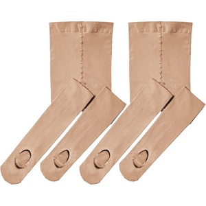 image:imageStelle Girls Women Ballet Dance Convertible Tights Ultra Soft Pro Transition Tights2pair Tan