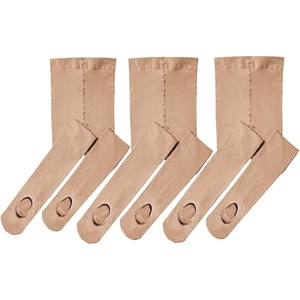 image:imageStelle Girls Women Ballet Dance Convertible Tights Ultra Soft Pro Transition Tights3packtan