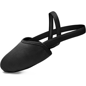 image:imageStelle Half Soles Dance Shoes Women Men Canvas Lyrical Pirouette Ballet Shoes Turners Dance Shoes for ContemporaryBlack