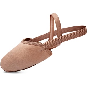 image:imageStelle Half Soles Dance Shoes Women Men Canvas Lyrical Pirouette Ballet Shoes Turners Dance Shoes for ContemporaryTan