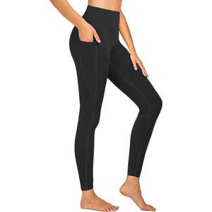image:imageStelle High Waisted Yoga Leggings with Pockets Buttery Soft Workout Yoga Pants for Women Tummy Control Running Gym1brushed Buttery Softblack