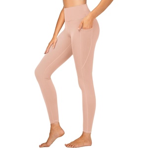 image:imageStelle High Waisted Yoga Leggings with Pockets Buttery Soft Workout Yoga Pants for Women Tummy Control Running GymBrushed Buttery Softrose Clay