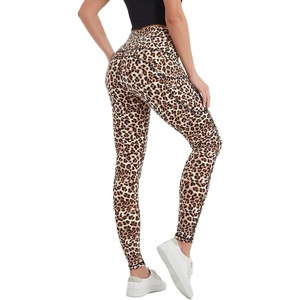image:imageStelle High Waisted Yoga Leggings with Pockets Buttery Soft Workout Yoga Pants for Women Tummy Control Running GymLeopard