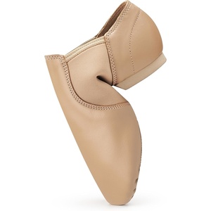 image:imageStelle Jazz Shoes for Women Men Leather Upper Slipon Dance Shoes UnisexTan