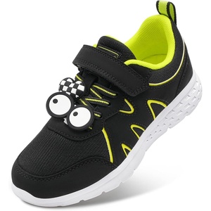 image:imageStelle Kids Sneakers Girls Tennis Shoes NonSlip Lightweight Breathable Athletic Sports Running ShoesBlack2