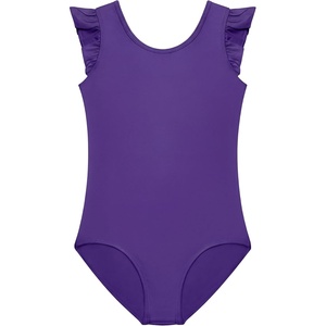 image:imageStelle Leotards for Girls Ballet Dancewear Ruffle Flutter Sleeve Leotard UnitardsPurple