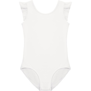 image:imageStelle Leotards for Girls Ballet Dancewear Ruffle Flutter Sleeve Leotard UnitardsWhite