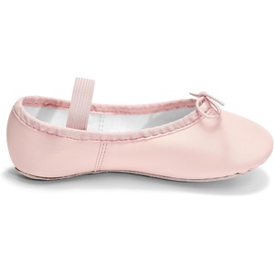 image:imageStelle Toddler Ballet Shoes PU Leather Upper Drawstring  Ballerina Dance Slippers Soft Lining Full Sole Support Elastic Straps Flexible Movement Ballet Training RecitalsBallet Pink