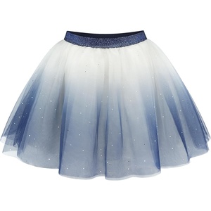 image:imageStelle Tutu for Girls Sequin Skirt with Elastic Waist Layered Tulle Ballet Dance Princess Dress Birthday OutfitBlue Ombre