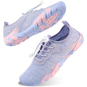 image:imageStelle Water Shoes for Women Adult Aqua Shoes for Swim Lake  River Beach Rafting Kayaking Barefoot QuickDry Mesh Lightweight Comfort Adjustable Bungee Laces NonSlip Rubber OutsolePeriwinkle