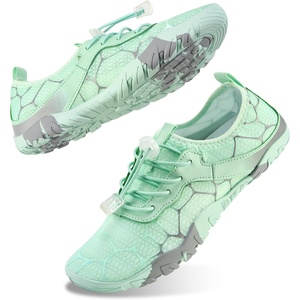 image:imageStelle Water Shoes for Women Adult Aqua Shoes for Swim Lake  River Beach Rafting Kayaking Barefoot QuickDry Mesh Lightweight Comfort Adjustable Bungee Laces NonSlip Rubber OutsoleMint Green
