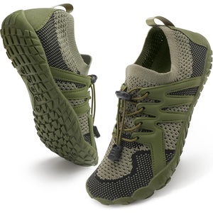 image:imageStelle Water Shoes for Women Men QuickDry Barefoot Aqua Shoes for Beach Swim Pool Boating amp Yoga Lightweight Water Shoes for AdultUtility Green