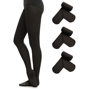 image:imageStelle Womens Ballet Tights Ultra Soft Pro Footed Tights Adult Dance Leggings3 Pairsblack