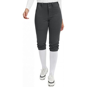 image:imageStelle Womens Softball Pants Knickers KneeHigh Baseball Pant with Pockets for Athletes Tee Ball Fastpitch StyleCharcoal