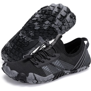 image:imageStelle Womens Water Shoes for Men Adult Aqua Shoes for Swim River  Hiking Beach Boat Pool QuickDry Mesh Barefoot NonSlip Rubber Outsole Lightweight EasyOn Pull Tabs Water SportsBlack