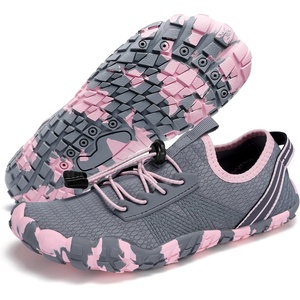 image:imageStelle Womens Water Shoes for Men Adult Aqua Shoes for Swim River  Hiking Beach Boat Pool QuickDry Mesh Barefoot NonSlip Rubber Outsole Lightweight EasyOn Pull Tabs Water SportsGrey