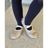 image:imageStelle Ballet Slippers for Girls Glitter Metallic Vegan Leather Full Sole  Ballet shoes for girls Ballerina slippers Crisscross elastic straps Suede full outsole Recitals CostumesGold Glitter