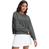 image:imageStelle Cropped Sweatshirts for Women Cotton Long Sleeve Crop Tops Crewneck Pullover Oversized SweaterDark Grey