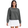image:imageStelle Cropped Sweatshirts for Women Cotton Long Sleeve Crop Tops Crewneck Pullover Oversized SweaterDark Grey