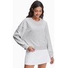 image:imageStelle Cropped Sweatshirts for Women Cotton Long Sleeve Crop Tops Crewneck Pullover Oversized SweaterNeutral Grey
