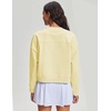 image:imageStelle Cropped Sweatshirts for Women Cotton Long Sleeve Crop Tops Crewneck Pullover Oversized SweaterPina Colada
