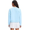 image:imageStelle Cropped Sweatshirts for Women Cotton Long Sleeve Crop Tops Crewneck Pullover Oversized SweaterSky Blue