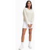 image:imageStelle Cropped Sweatshirts for Women Cotton Long Sleeve Crop Tops Crewneck Pullover Oversized SweaterStone Heather