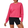image:imageStelle Cropped Sweatshirts for Women Cotton Long Sleeve Crop Tops Crewneck Pullover Oversized SweaterWatermelon Sugar