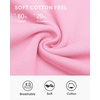image:imageStelle Cropped Sweatshirts for Women Cotton Raglan Sleeve Crop Tops Crewneck Pullover Sweat ShirtsBubblegum