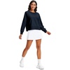 image:imageStelle Cropped Sweatshirts for Women Cotton Raglan Sleeve Crop Tops Crewneck Pullover Sweat ShirtsNavy