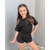 image:imageStelle Girls Athletic Shorts with Builtin Liner Zipper Pockets High Elastic Waist Running Shorts for Teen Youth GirlsAblack